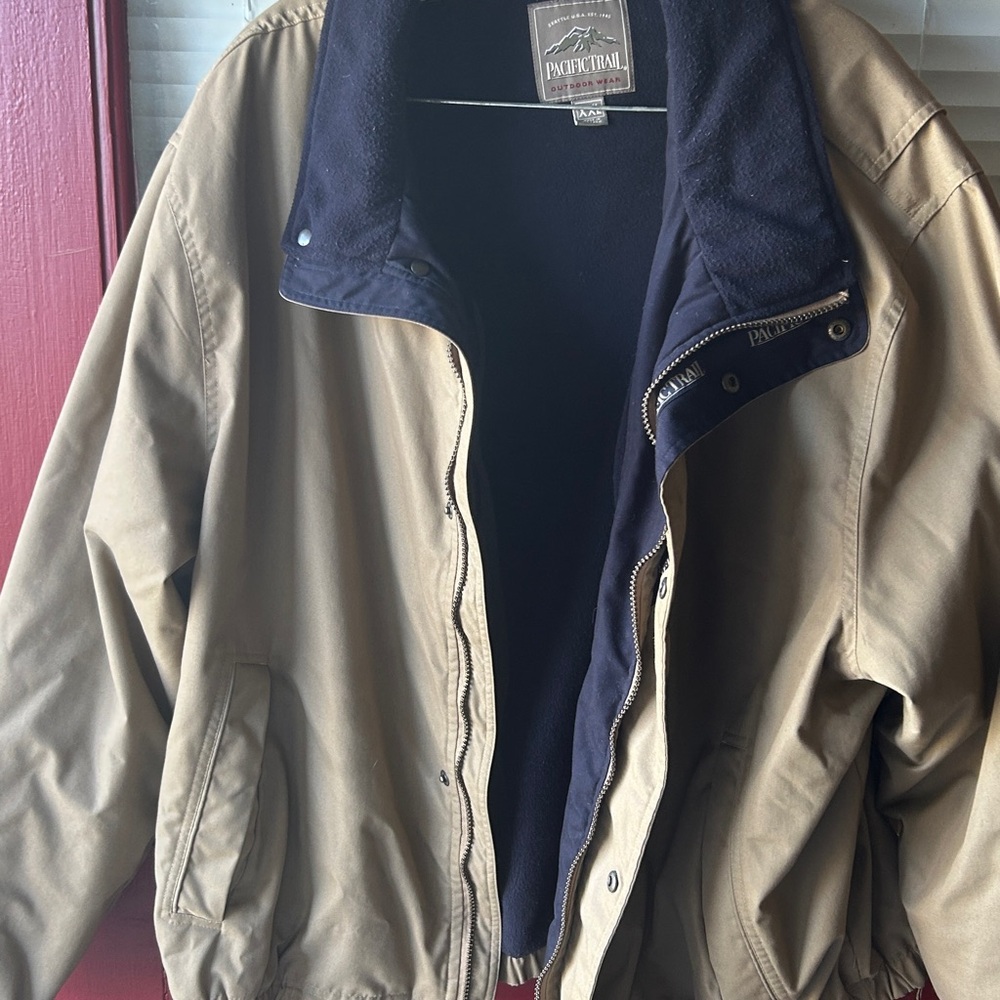 Polo by Ralph Lauren Tan and Navy Bomber Jacket